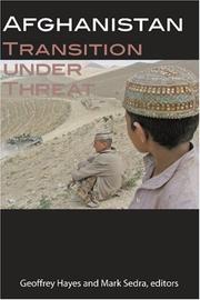 Cover of: Afghanistan: Transition under Threat