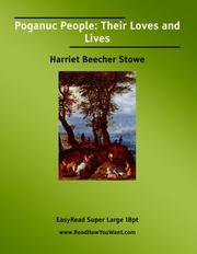 Cover of: Poganuc People: Their Loves and Lives by Harriet Beecher Stowe