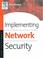 Cover of: Implementing Network Security