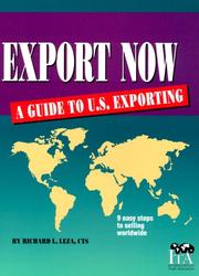 Cover of: Export Now by Richard L. Leza