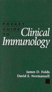 Cover of: Pocket Guide to Clinical Immunology