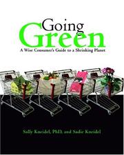 Cover of: Going Green by Sally Kneidel, Sadie Kneidel