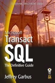 Cover of: Microsoft Transact-SQL (Wordware Applications Library)