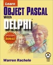 Cover of: Learn Object Pascal With Delphi