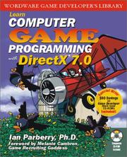 Cover of: Learn Computer Game Programming with DirectX 7.0