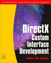 Cover of: Directx 2002: Custom Interface Development (Wordware Game Developer's Library)