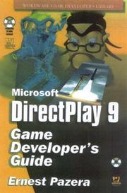 Cover of: Microsoft Directplay 9 Game Developer's Guide by Ernest Pazera