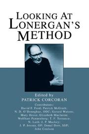 Cover of: Looking at Lonergan's Method by Patrick Corcoran