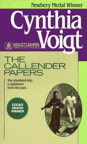 Cover of: Callender Papers (Fawcett Juniper) by Cynthia Voigt