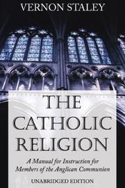 Cover of: The Catholic Religion by Vernon Staley