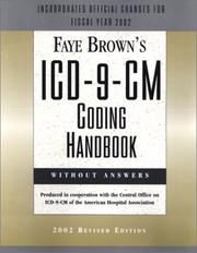 Icd-9-Cm Coding Handbook, Without Answers by Faye Brown