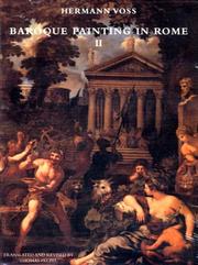 Cover of: Baroque Painting in Rome, II: The High and Late Baroque, Rococo and Early Neoclassicism, 1620-1790