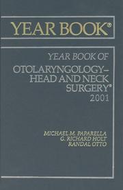 Cover of: Otolaryngology Head And Neck Surgery 2001