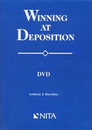 Cover of: Winning At Deposition CD-Rom by Anthony J. Bocchino