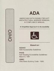 Cover of: ADA Americans with Disabilities Act Compliance Manual for Ohio