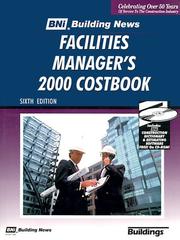 Cover of: Facilities Manager's 2000 Costbook (Building News Facilities Manager's Costbook) by Bni Building News Staff