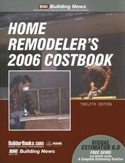 Cover of: Bni Home Remodeler's 2006 Costbook (Remodeling Costbook)