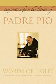 Cover of: Words of Light: Inspiration from the Letters of Padre Pio