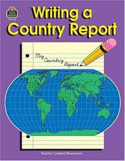 Cover of: Writing a Country Report