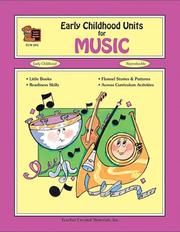 Cover of: Early Childhood Units for Music
