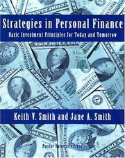 Cover of: Strategies In Personal Finance: Basic Investment Principles For Today And Tomorrow