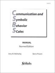 CSBS manual by Amy M. Wetherby, Barry M., Ph.D. Prizant