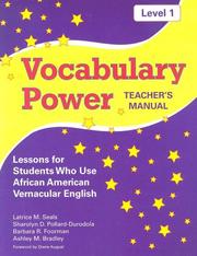 Cover of: Vocabulary Power, Level 1 by 