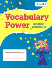 Cover of: Vocabulary Power, Level 1