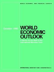 Cover of: World Economic Outlook: October 1990 : A Survey by the Staff of the International Monetary Fund (World Economic Outlook)