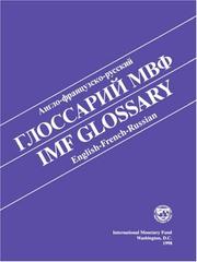 Cover of: Imf Glossary | 