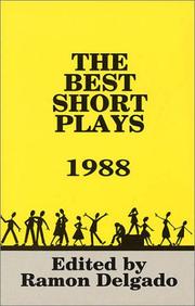Cover of: The Best Short Plays 1988 (Best American Short Plays) | Ramon Delgado