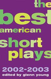 Cover of: The Best American Short Plays 2002-2003: Softcover (Best American Short Plays)