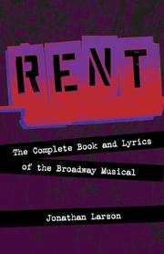 Cover of: Rent by Jonathan Larson