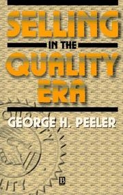 Cover of: Selling in the Quality Era by George H. Peeler