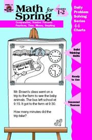 Cover of: Math for Spring: Grades 1-2 (Daily Problem Solving Series)