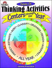 Cover of: Hands-On Thinking Activities: Centers Through the Year