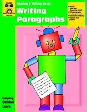 Cover of: Writing Paragraphs