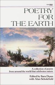 Cover of: Poetry for the earth by edited by Sara Dunn, with Alan Scholefield.
