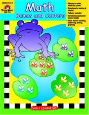 Cover of: Math Games & Centers | Alfred Morgan