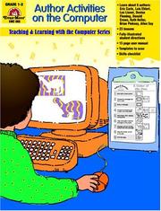 Cover of: Author Activities on the Computer: Grades 1-3 (Author Activities on the Computer)