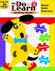Cover of: My Do and Learn Book, Prekindergarten (My Do and Learn Activity Book)