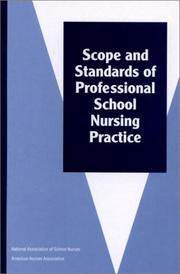 Cover of: Scope and Standards of Professional School Nursing Practice (American Nurses Association)