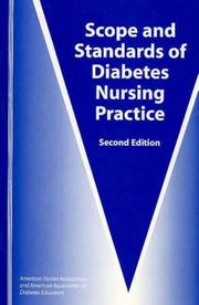 Cover of: Scope and Standards of Diabetes Nursing Practice (American Nurses Association) by American Association of Diabetes Educators.