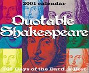 Cover of: Quotable Shakespeare: 365 Days of the Bard's Best