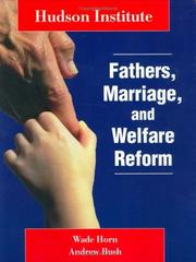 Cover of: Fathers, Marriage, and Welfare Reform by Wade Horn