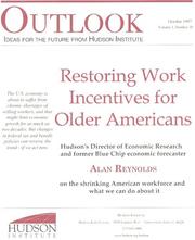Cover of: Restoring Work Incentives for Older Americans