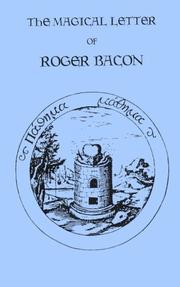 Cover of: Magical Letter of Roger Bacon