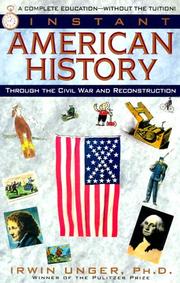 Cover of: Instant American history: through the Civil War and Reconstruction