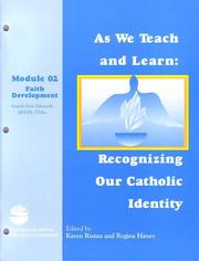 Cover of: As We Teach and Learn: Faith Development
