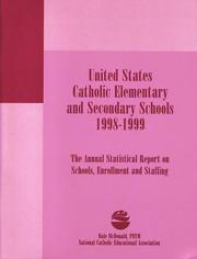 Cover of: U.S. Catholic Elementary & Secondary Schools, 1998-1999 by Dale McDonald